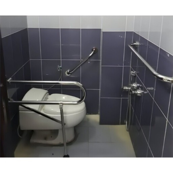 دستگیره کمکی آرامش سازان مدل تاشو پایه دار کروم