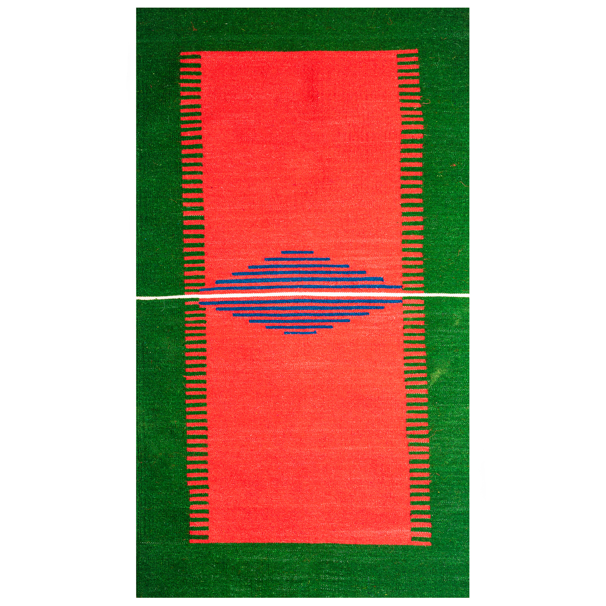 گلیم دستبافت یک و نیم متری کد 10