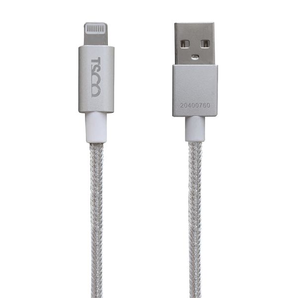 کابل تبدیل USB به لایتنینگ تسکو مدل TC i 400 طول 1 متر کابل تبدیل USB به لایتنینگ تسکو مدل TC i 400 طول 1 متر