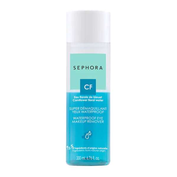 محلول پاک کننده آرایش چشم سفورا مدل CF eau Florale حجم 200 میلی لیتر