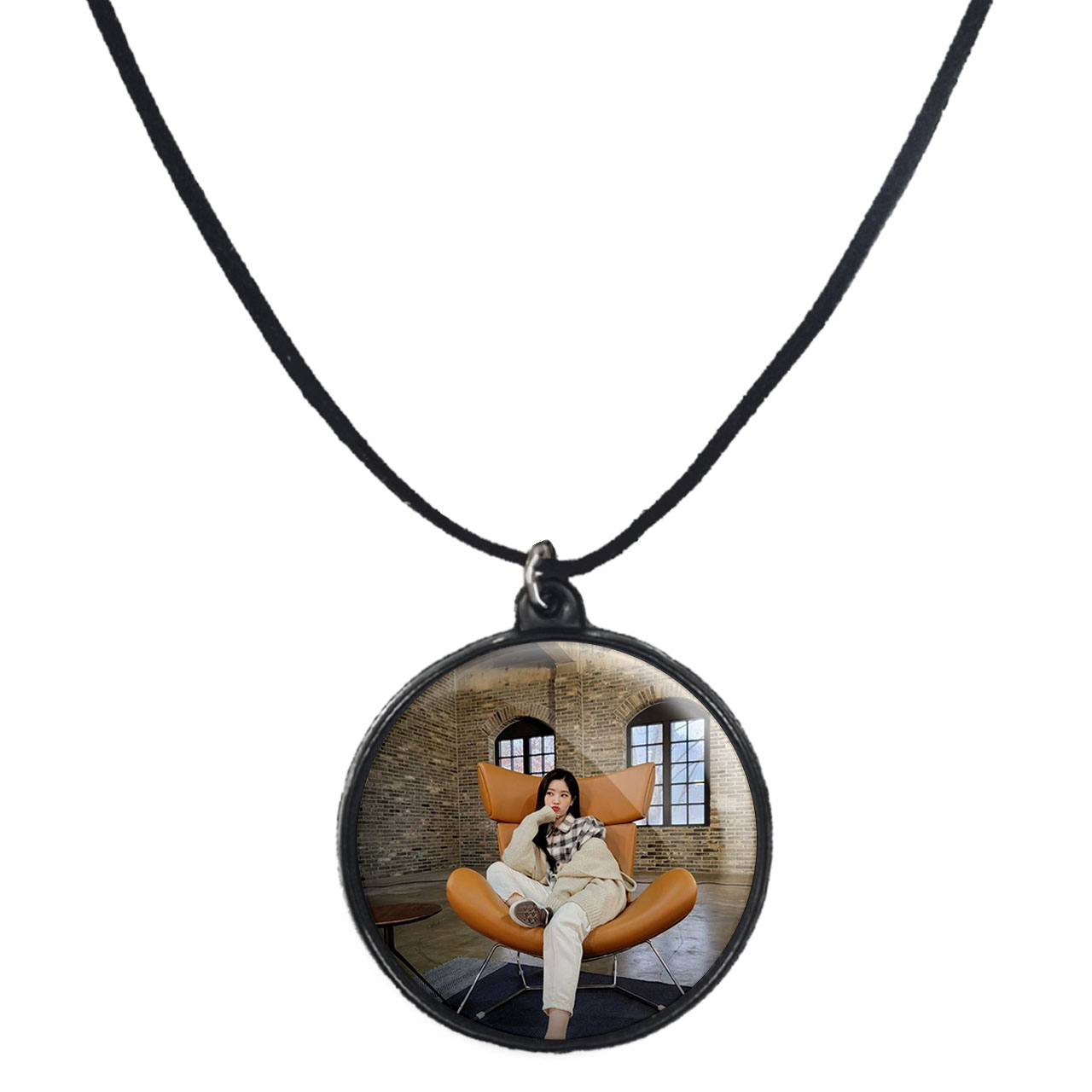 گردنبند پرمانه طرح تو ایس کد pmb.19695 مدل دو طرفه