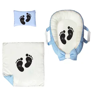 سرویس خواب سه تکه نوزاد ناریکو مدل گارد محافظ دار طرح فانتزی کد 0538