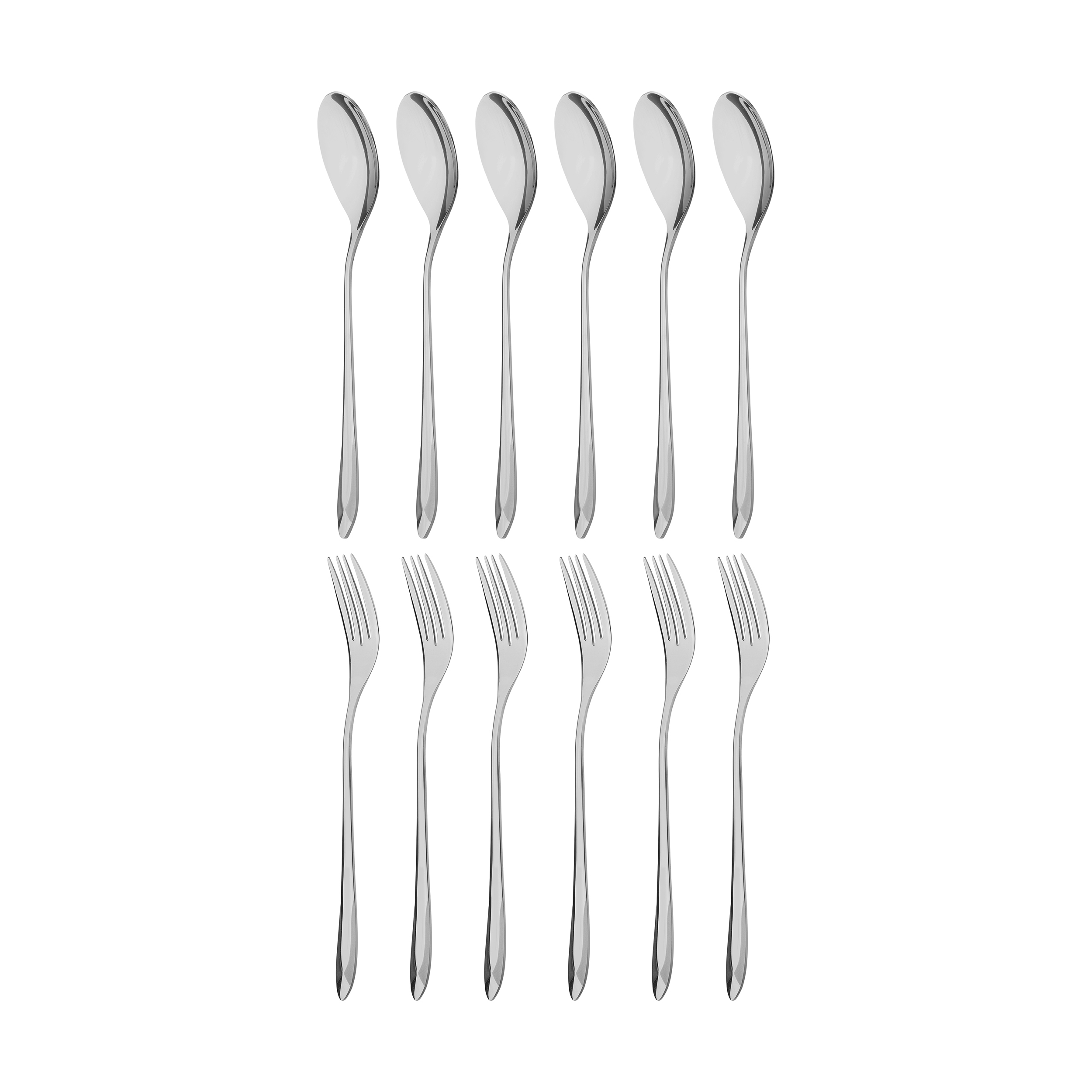 سرویس قاشق و چنگال 12 پارچه فونیکس مدل DS020
