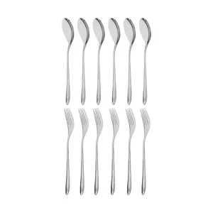 سرویس قاشق و چنگال 12 پارچه فونیکس مدل DS020