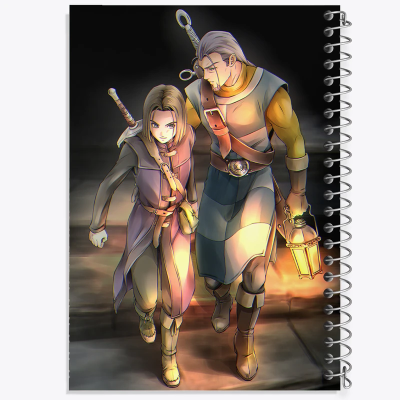 دفتر ژورنال نویسی 50 برگ خندالو مدل نقطه ای طرح بازی دراگون کوئست (Dragon Quest) کد 35187