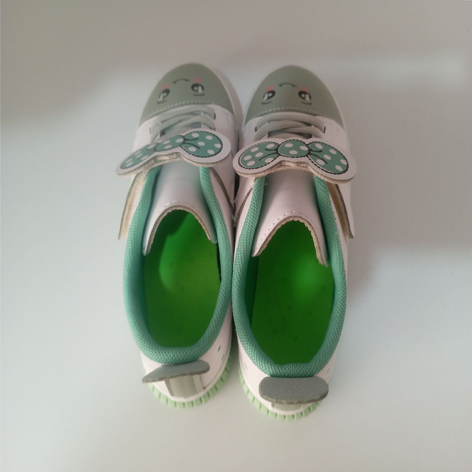  کفش راحتی بچگانه مدل پاپیونی کد 09 رنگ سبز  -  - 3