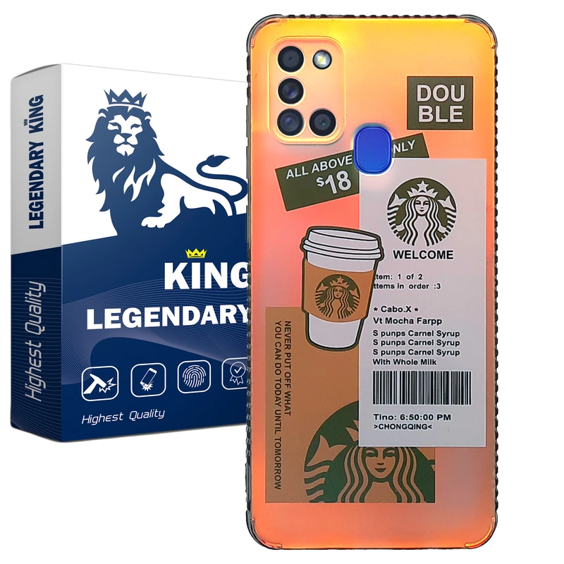  کاور لاین کینگ مدل هولوگرامی ss مناسب برای گوشی موبایل سامسونگ Galaxy A21s