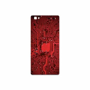 MAHOOT Red Printed Circuit Board Cover Sticker for Huawei P8 Lite