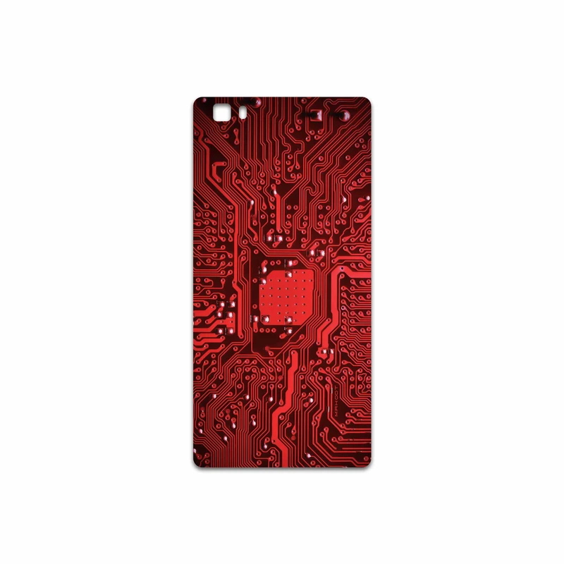 برچسب پوششی ماهوت مدل Red Printed Circuit Board مناسب برای گوشی موبایل هوآوی P8 Lite