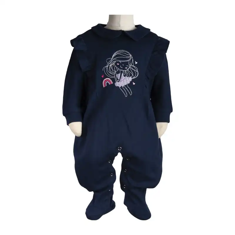 ست سرهمی نوزادی و کلاه آدمک مدل دختر کوچولو کد 130502