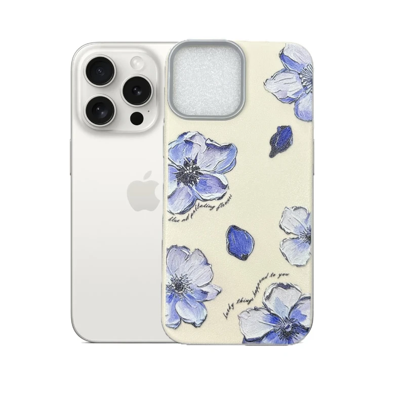 کاور طرح گل شقایق مناسب برای گوشی موبایل اپل iPhone 16 Pro Max