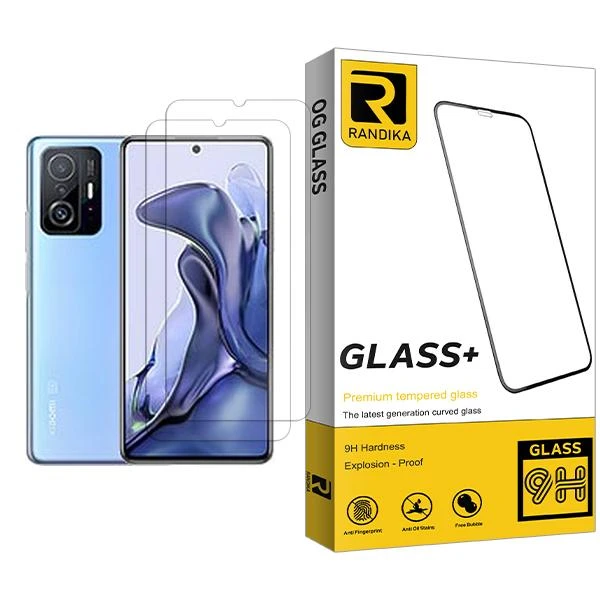 محافظ صفحه نمایش راندیکا مدل Glass MIX002 مناسب برای گوشی موبایل شیائومی 11T بسته دو عددی