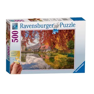 پازل 500 تکه راونزبرگر مدل Mill on Blue Pot کد 13672