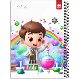 دفتر نقاشی 50 برگ انتشارات بله طرح پسر دانشمند کد A4-L732