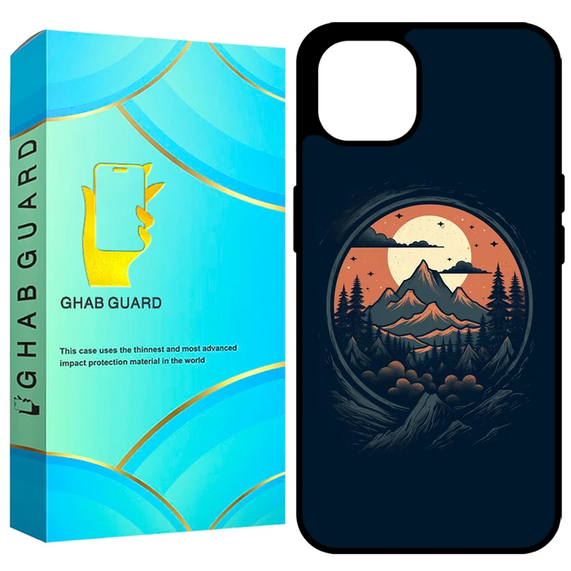 کاور قاب گارد طرح طبیعت مدل GCHP15 مناسب برای گوشی موبایل اپل iPhone 15