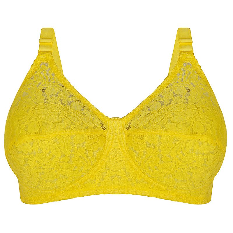 سوتین زنانه دکسونری مدل 355007610 گیپور رنگ زرد -  - 3