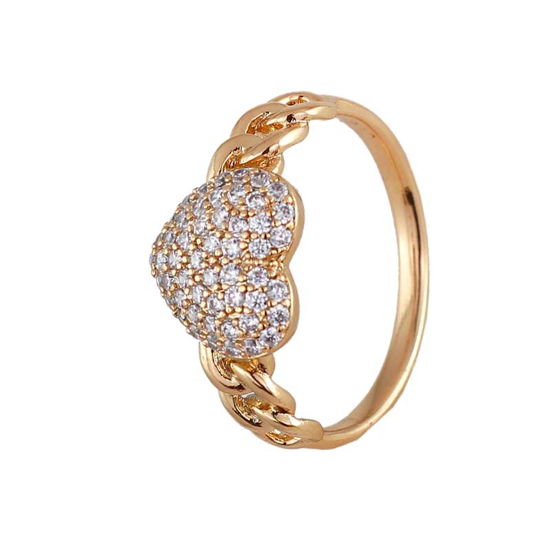انگشتر زنانه ژوپینگ مدل قلب کد L405