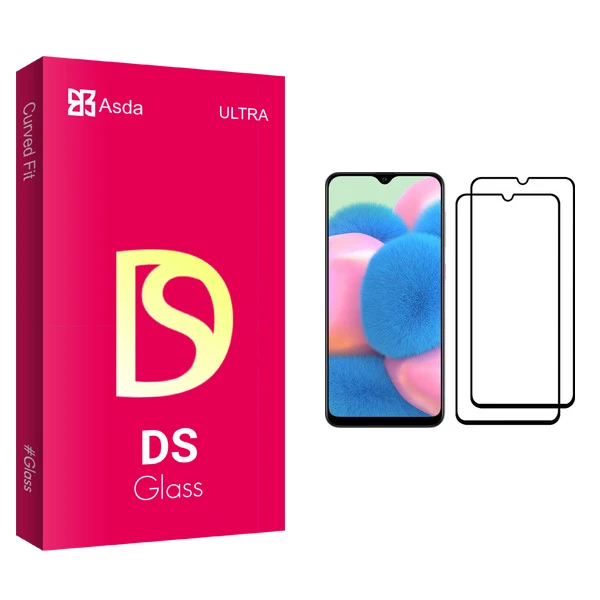 محافظ صفحه نمایش آسدا مدل DS مناسب برای گوشی موبایل سامسونگ Galaxy A30s بسته دو عددی