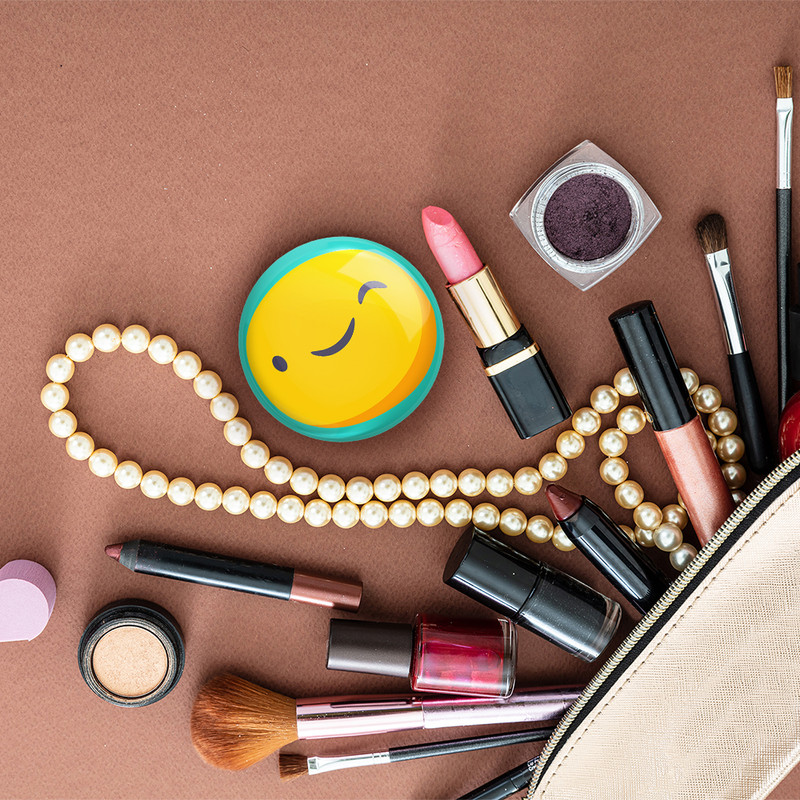 آینه جیبی خندالو مدل ایموجی Emoji  کد 3007