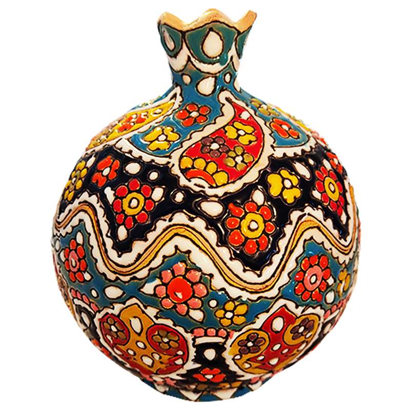 شکلات خوری میناکاری طرح انار کد M_14