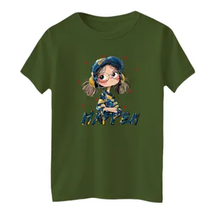 تی شرت آستین کوتاه بچگانه مدل دخترک کد 3