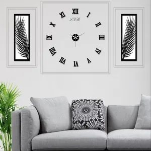 ساعت دیواری اِلیکسار مدل اکسیر کد S106 به همراه تابلو 2 عددی 