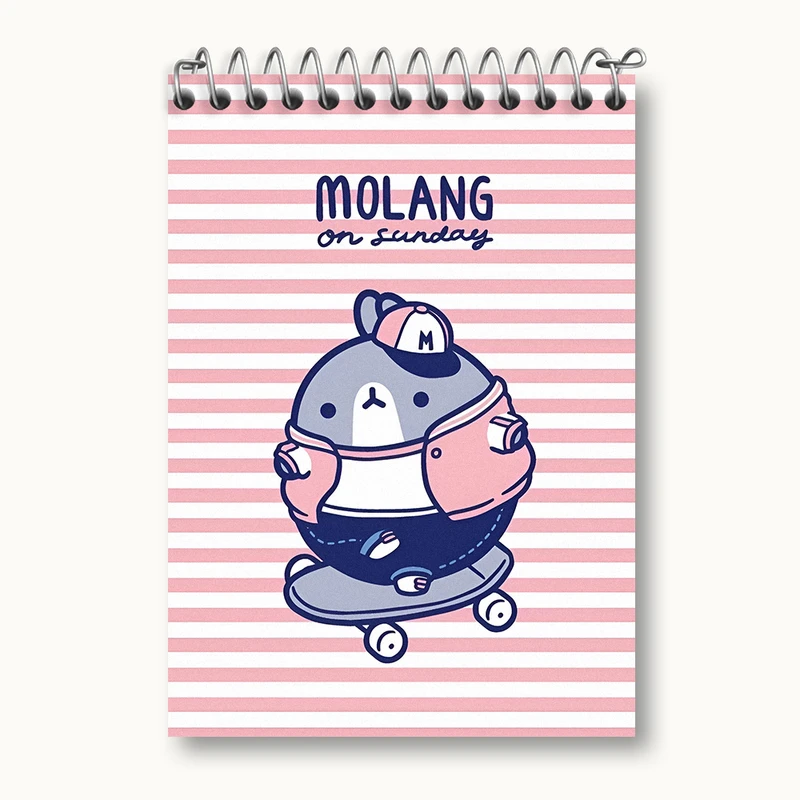 دفتر یادداشت 50 برگ خندالو طرح مولانگ (Molang) کد N3726