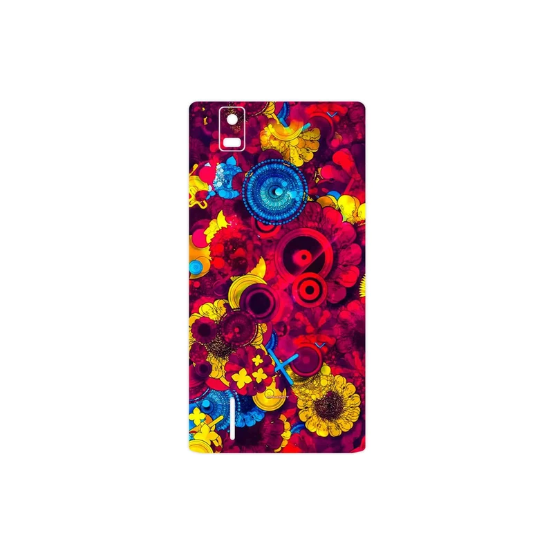 برچسب پوششی ماهوت مدل Vector Flower Garden Digital Art مناسب برای گوشی موبایل هوآوی Ascend P2