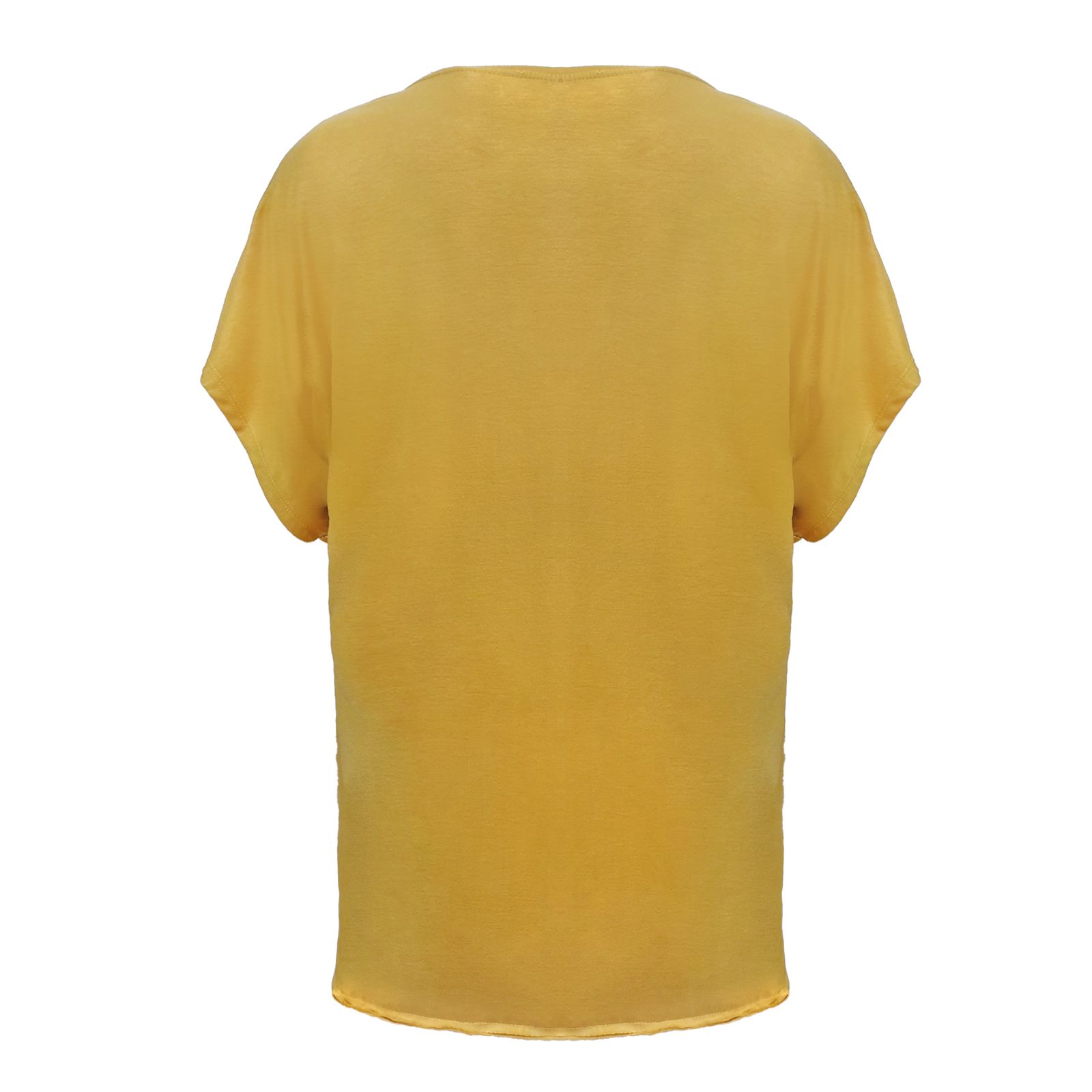 تی شرت زنانه افراتین کد 3528 رنگ خردلی -  - 3