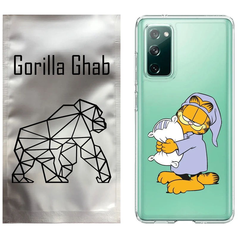 کاور گوریلا قاب مدل CLG کد 73 طرح گارفیلد خوابالو مناسب برای گوشی موبایل سامسونگ Galaxy S20 FE