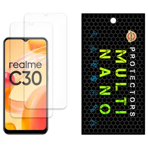 Multi Nano X-S2M Model Matte Screen Protector Suitable For Realme C30 Mobile Phone Pack Of 2