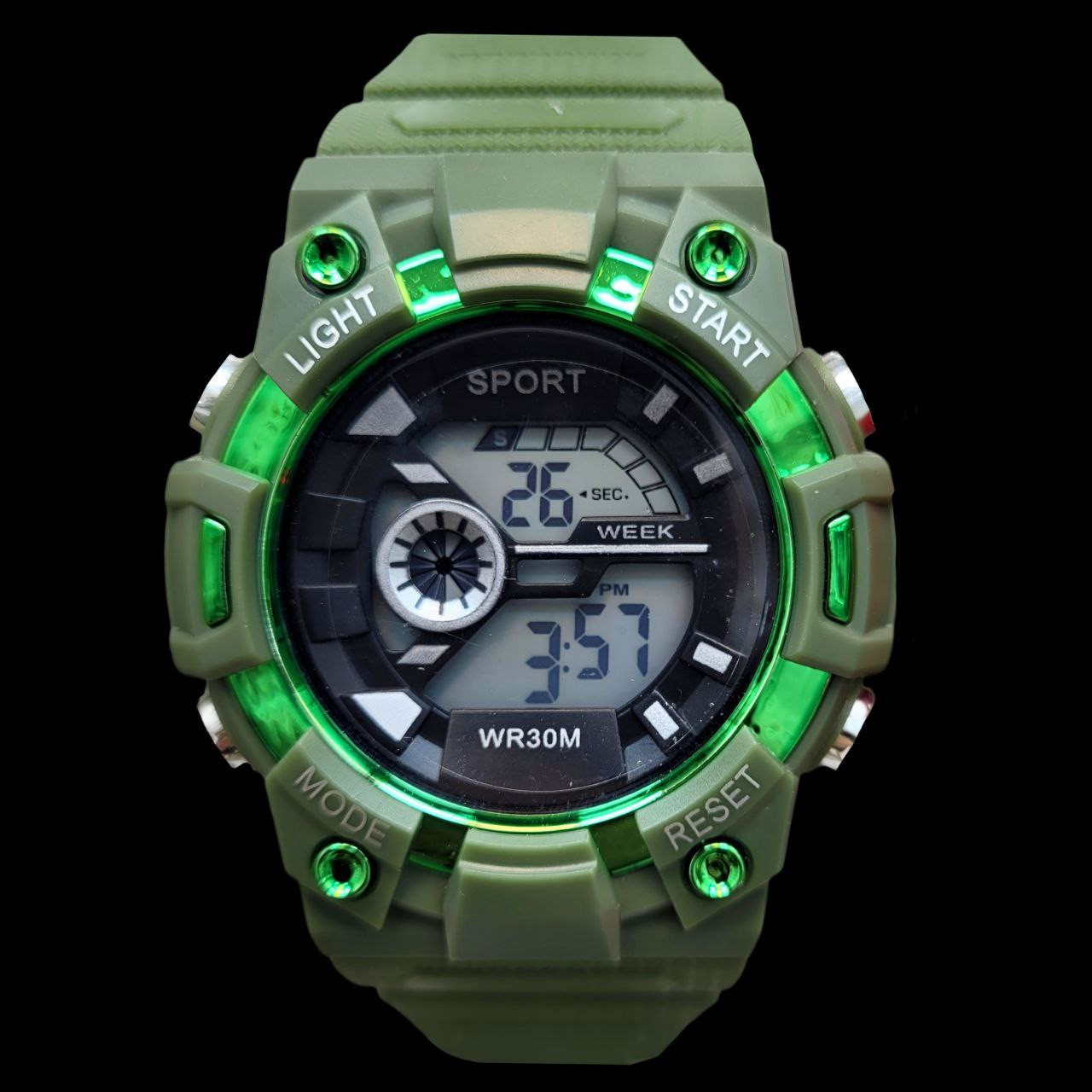 ساعت مچی دیجیتال مردانه مدل تک زمانه