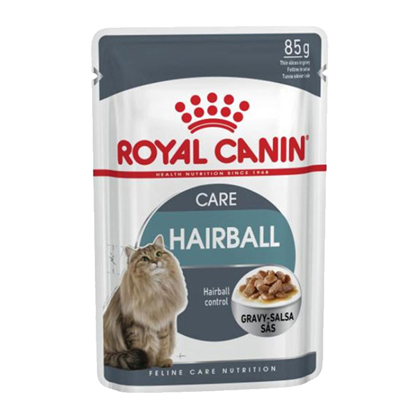 پوچ گربه رویال کنین مدل hairball وزن 85 گرم