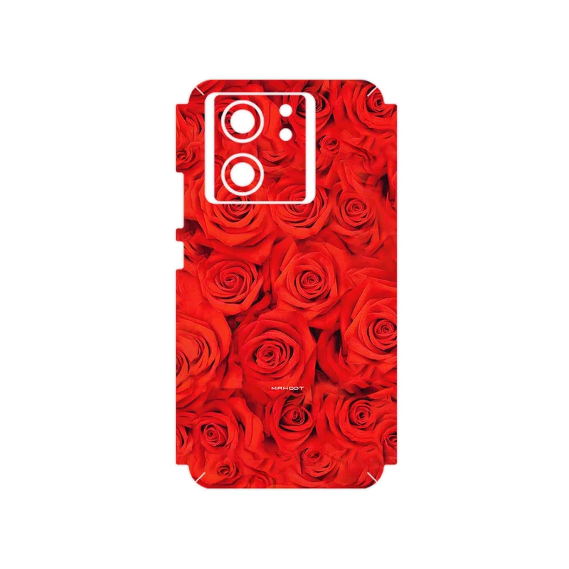 برچسب پوششی ماهوت مدل Red_Flower مناسب برای گوشی موبایل شیائومی 13T Pro