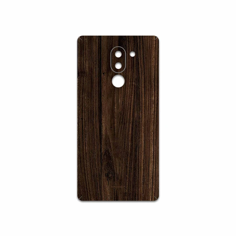 برچسب پوششی ماهوت مدل Dark Walnut Wood مناسب برای گوشی موبایل آنر 6X