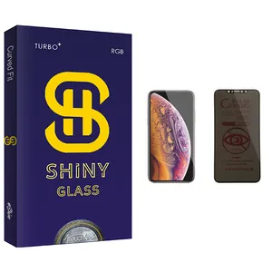 Atouchbo Shiny Glass Privacy Screen Protector For Apple اپل iPhone XS Max