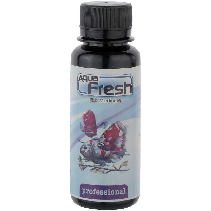 محلول شفاف کننده و بوگير آب آکواریوم مدل Aqua fresh حجم 100 میلی لیتر
