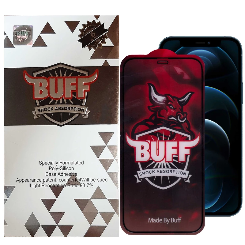 محافظ صفحه نمایش مات بوف مدل 5D-Matte-Pro-G مناسب برای گوشی موبایل اپل  iPhone 12 / 12 Pro