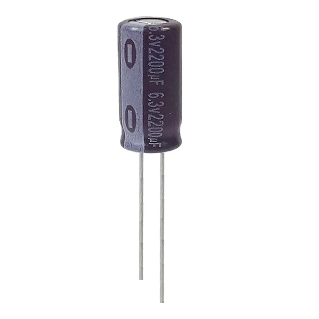  خازن الکترولیت 2200 میکروفاراد 6.3 ولت آکسبوم مدل TEC-222063 