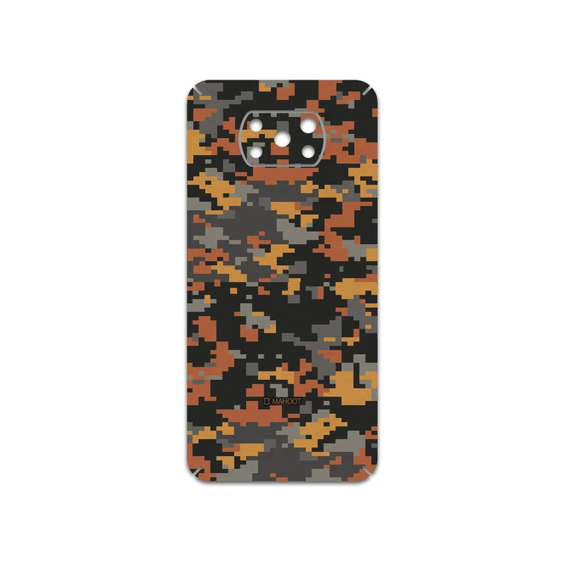 برچسب پوششی ماهوت مدل Army-Autumn-pixel مناسب برای گوشی موبایل شیائومی Poco X3 NFC