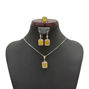 نیم ست نقره زنانه سلین کالا مدل شرف الشمس کد ce-sh1