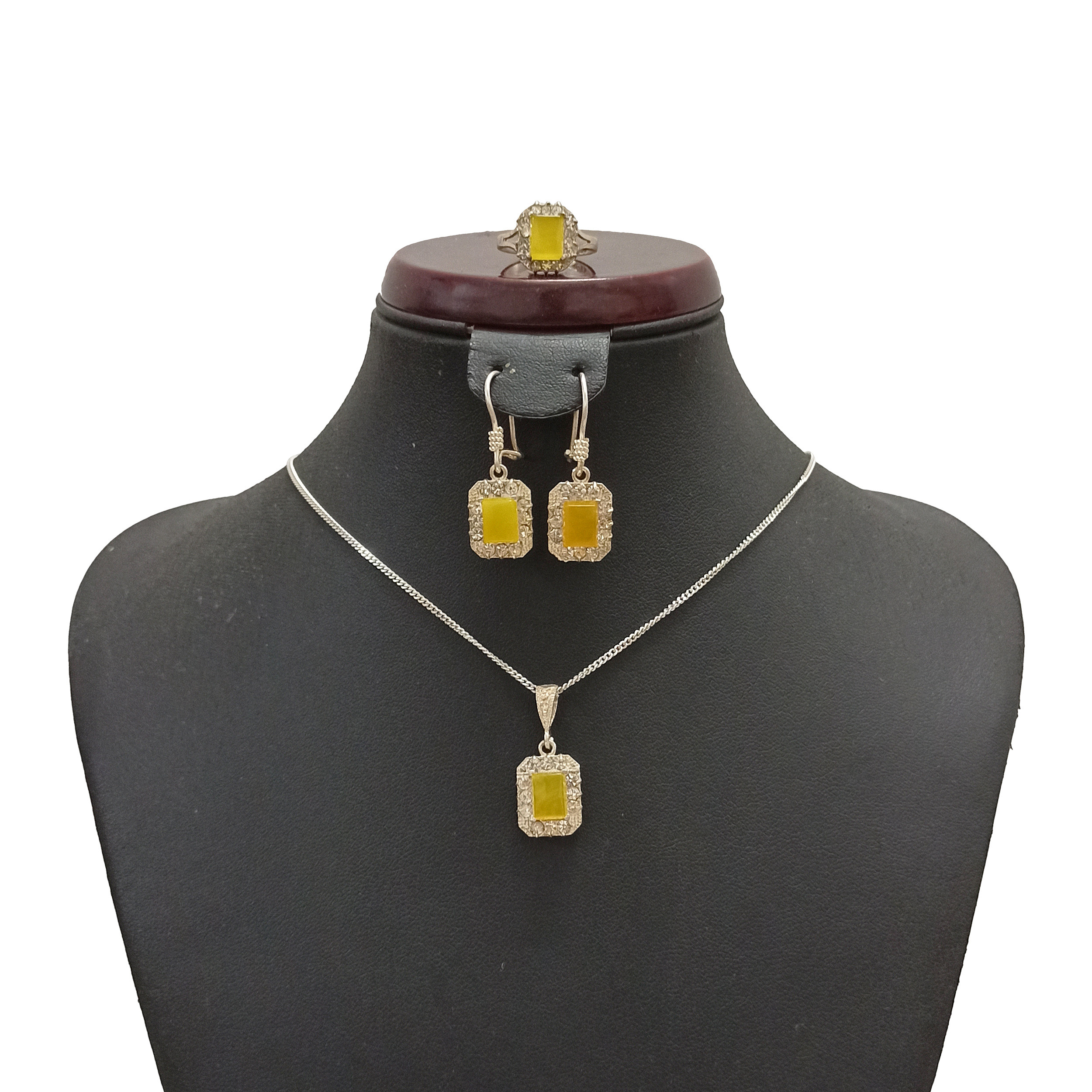 نیم ست نقره زنانه سلین کالا مدل شرف الشمس کد 11