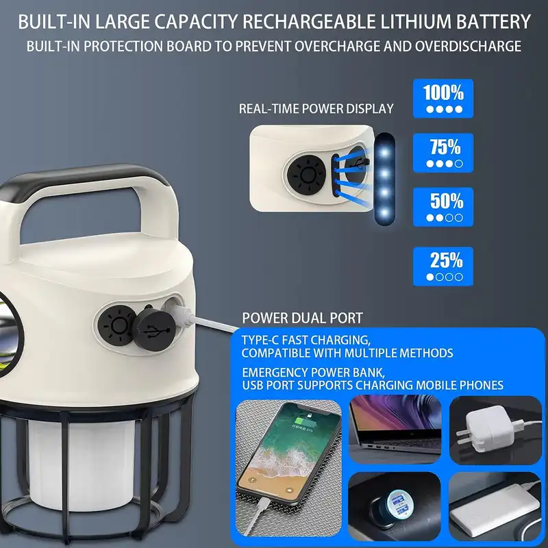 چراغ قوه فانوسی دیپ کینگ مدل DK-203