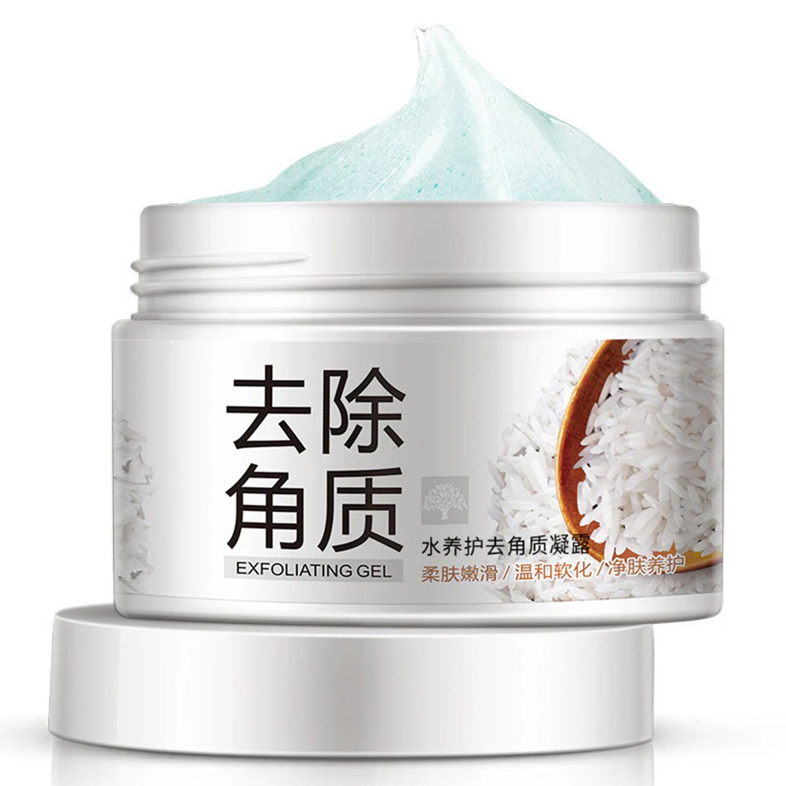 ماسک و اسکراب صورت بایو آکوا مدل Exfoliating rice حجم 140 میلی لیتر -  - 3