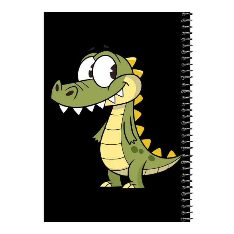 دفتر مشق 80 برگ اس جی مدل تمساح بامزه    