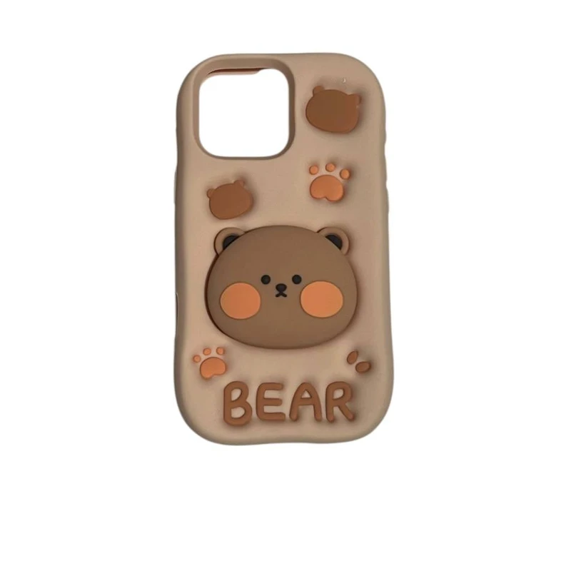 کاور مدل فانتزی طرح خرس کد Bear098 مناسب برای گوشی موبایل اپل Iphone 16 promax