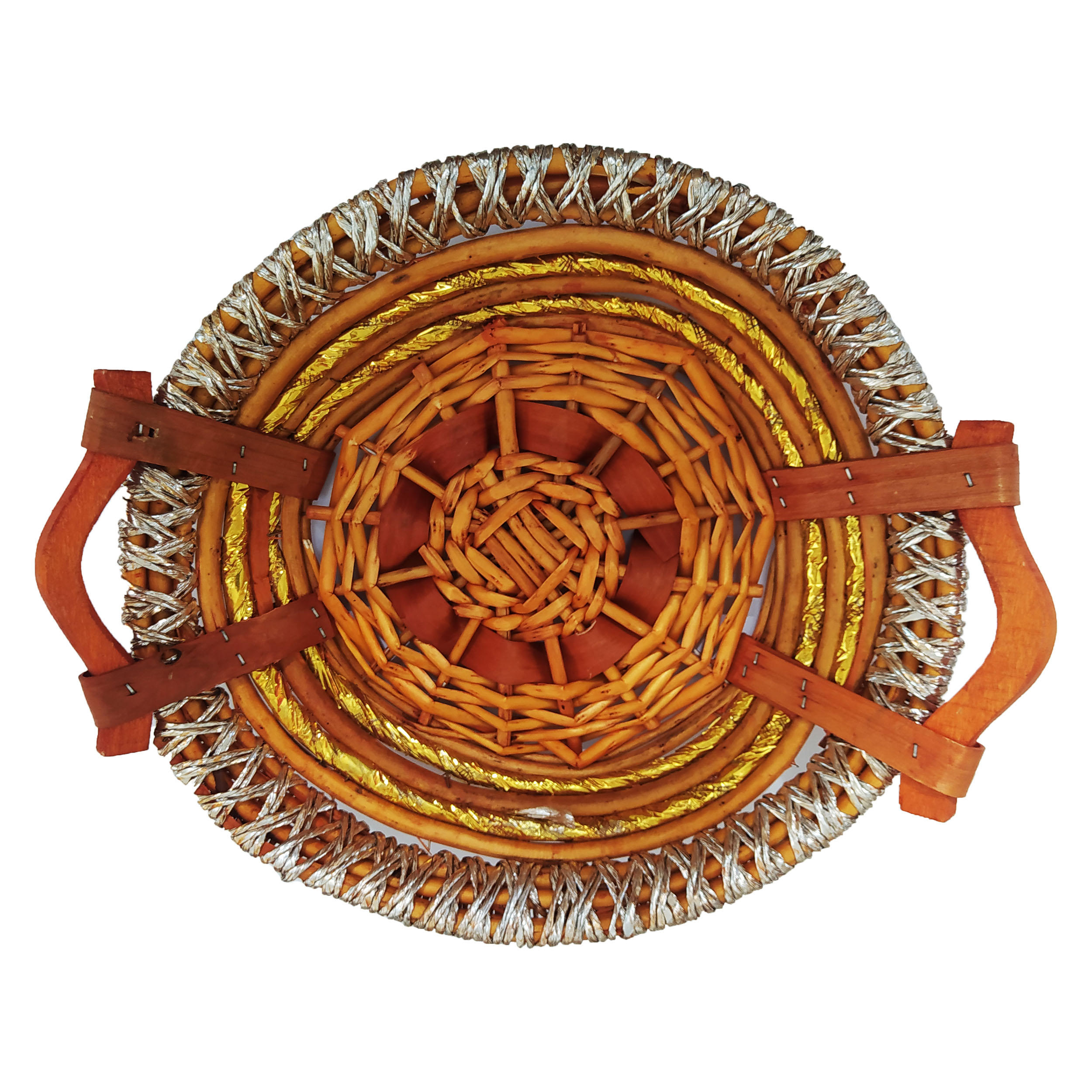 سبد حصیربافی طرح CIR کد 963