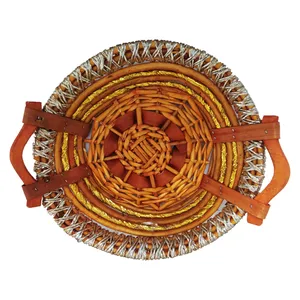 سبد حصیربافی طرح CIR کد 963