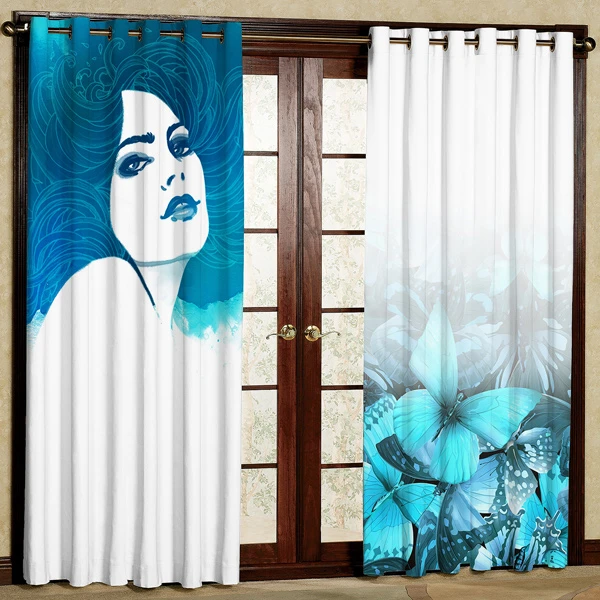 پرده پانچی کد 6218 سایز 280x140 سانتی متر