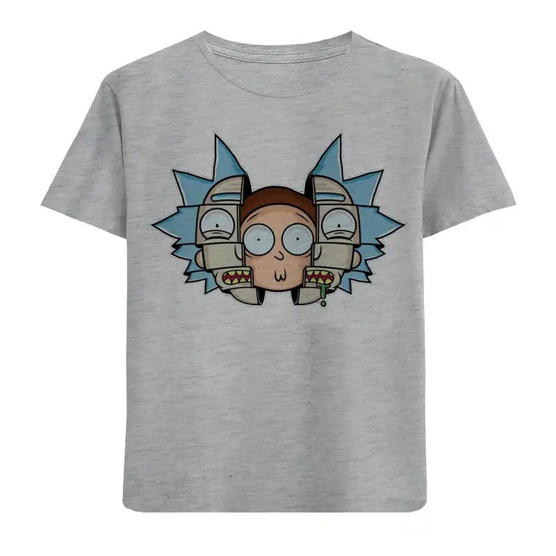 تی شرت آستین کوتاه بچگانه مدل ریک و مورتی F418